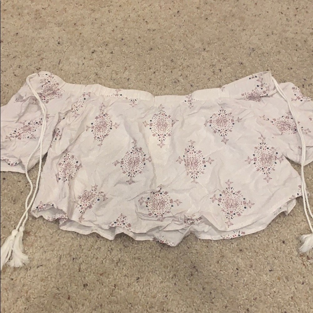 Tobi off the shoulder top